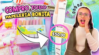 COMPRÉ TODA LA PAPELERÍA BONITA BARATA ¡Fue demasiada 🤑Craftingeek [upl. by Nylak]