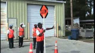 Certified Flagger Training  Flagger almost hit  Safe Steps Training LLC [upl. by Akimahc]