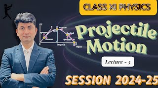 Projectile motion Physics Class 11 Lecture 5 physics class11 neet jee [upl. by Dyraj]