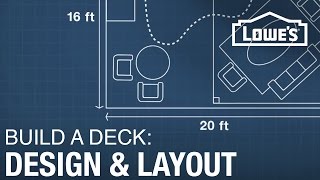 How To Build a Deck  Design amp Layout 1 of 5 [upl. by Shep]