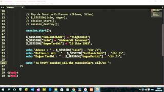 PHP  Session Kullanımı [upl. by Egin]