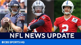 NFL Update Andy Dalton on Justin Fields Dak Prescott amp Carson Wentz Injuries  CBS Sports HQ [upl. by Luckin]