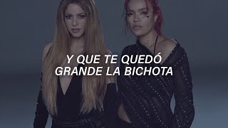 Karol G amp Shakira  TQG LetraLyrics [upl. by Ellis566]