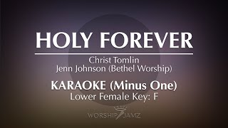 Holy Forever  Karaoke Lower Key [upl. by Pik]