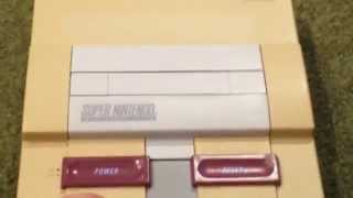 Trying Salon Care 40 creme to fix remove yellow plastic on Nintendo SNES console [upl. by Nellad310]