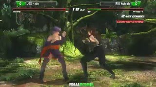 DOA5LR Final Round 19  Winners Final  UGS Hajin Ayane vs RIG Kwiggle Phase1  Top 8 [upl. by Eseerehs201]