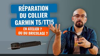 Comment remplacer le câble ruban bande sur lantenne GPS des colliers Garmin Alpha T5TT15TT10 [upl. by Enner581]