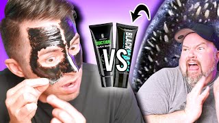 Men Try the Best Blackhead Peel Off Face Masks [upl. by Aihpledalihp]