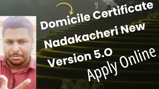 Domicile certificate apply online karnataka nadakacheri version 5O [upl. by Egief]