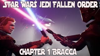 Star Wars Jedi Fallen Order PS4 Chapter 1 Bracca Part1 [upl. by Arakihc553]