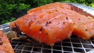 Grilled Salmon Anti Cooking [upl. by Adnal239]