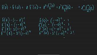 9 Complex Analysis Maclaurin Series Expansion [upl. by Ephram]