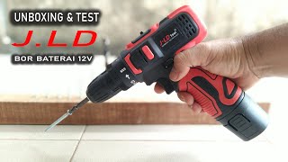 UNBOXING TEST JLD BOR BATERAI 12V [upl. by Antone718]