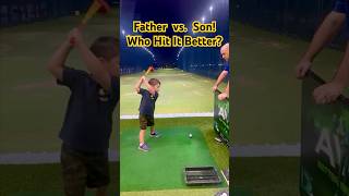 Father vs Son Golf Showdown Who Nailed the Perfect Shot ⛳️🏌️‍♂️golf golfswing fathervsson [upl. by Anuat252]