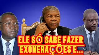 OS 2 MANDATOS DE JOÃO LOURENÇO DE MAL GOVERNAÇÃO EXONERAÇÃO ROUBO VIAGENS [upl. by Morganica262]