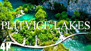 12 HOURS DRONE FILMquot PLITVICE LAKES in 4K quotRelaxation Film 4K  beautiful places in the world 4k [upl. by Fadil805]