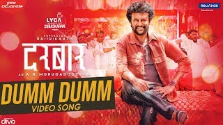 DARBAR Hindi  Dumm Dumm Video Song  Rajinikanth  AR Murugadoss  Anirudh  Subaskaran [upl. by Ehtiaf340]