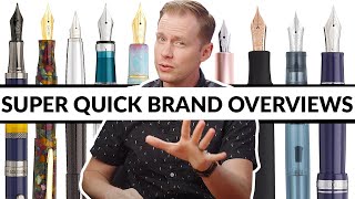 Fountain Pen Brands  Explained [upl. by Introk]