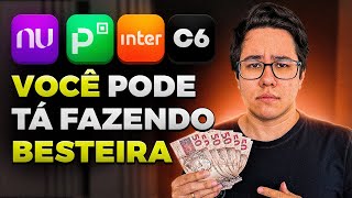 BANCOS DIGITAIS TIRE SEU DINHEIRO AGORA NUBANK C6 INTER PICPAY [upl. by Yesllek]