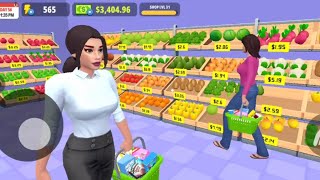 my supermarket simulator 3d mod apk unlimited money and energy  Day 56 shop level 32 🟢 [upl. by Slaby]