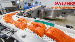 Amazing Food Processing Machines SALMON Factory ★ Fast Workers Food Cutting Machines NEW Inventions [upl. by Reema]