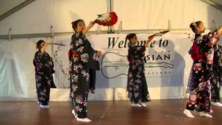 Sakura Cherry Blossoms Dance by ShoJoJi Japanese Dancers [upl. by Ainitsirk790]