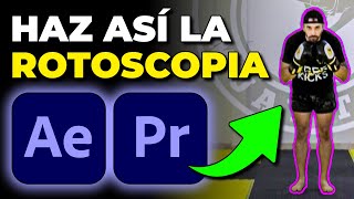 ✅ ROTOSCOPIA correcta ✅ Evita ERRORES al editar en Premiere Pro y After Effects [upl. by Lucina]