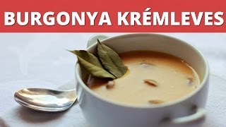 Tejszínes burgonya krémleves videó recept [upl. by Lenuahs]