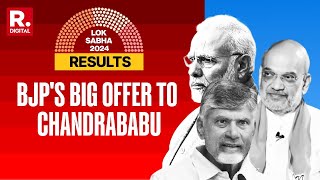 Election Results 2024 Fast Moves By BJP Offers NDA Convenor Role To Chandrababu Naidu [upl. by Elyk]