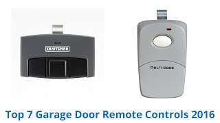 7 Best Garage Door Remote Controls 2016 [upl. by Finah636]