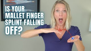 3 Tips to Keep Your Mallet Finger Splint Secure What To Do If Your Mallet Finger Splint Falls Off [upl. by Edyak670]