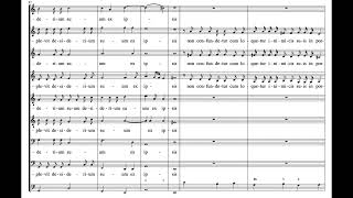 Nisi Dominus C M Cozzolani Score Animation [upl. by Sikorski]