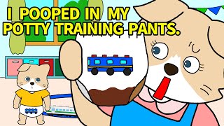 Picture Book Read Aloud I pooped in my potty training pants [upl. by Pebrook]