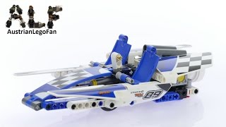 Lego Technic 42045 Race Boat  Lego Speed Build Review [upl. by Elyagiba]