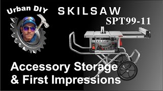 SKILSAW SPT9911 table saw accessories amp first impressions [upl. by Aliuqet]