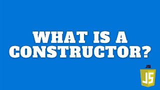 What is a constructor in JavaScript [upl. by Idnim370]