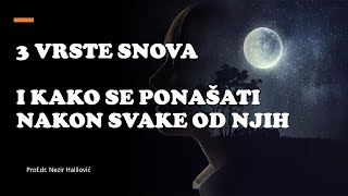 TRI SU VRSTE SNOVA  KAKO SE PONASATI U SVAKOJ OD NJIH [upl. by Nosduh]