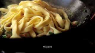 Тальятелле со свежими белыми грибами Tagliatelle ai funghi porcini freschi [upl. by Ajim]