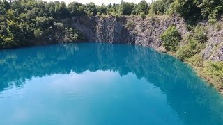 Bebop2 2016 08 16 Étang de Leau Bleu a Trelon Hauts De France [upl. by Yborian]