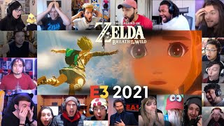 Nintendo E3 2016 Zelda Breath of the Wild Live Reactions and Demo at Nintendo NY [upl. by Ejroj]