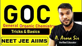 GOC Shape amp Hybridization of Carbocation Carbradical amp Carbanion  NEET JEE AIIMS [upl. by Nerrej]