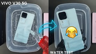 Vivo V30 5G Water Test iP54 💧💦  Lets See if Vivo V30 is Waterproof Or Not [upl. by Kuebbing]