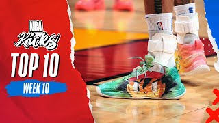 🔥The Top 10 NBA Sneakers  NBAKicks  Week 10 [upl. by Ueihttam791]