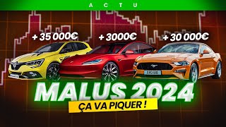 On fait le point sur le MALUS 2024 et CA va PIQUER   le reste de lactu auto [upl. by Letnohs]