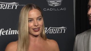 A Barbie sequel Margot Robbie talks [upl. by Aurthur]