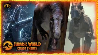 ALL 15 DINOSAURS CONFIRMED IN JURASSIC WORLD CHAOS THEORY SEASON 1 [upl. by Tristram]