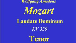 TenorLaudate DominumMozartwmv [upl. by Maribeth]