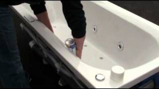 Cleaning Jacuzzi jetted tub with hygienic foam [upl. by Noam]