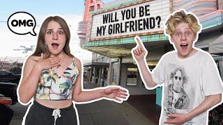 ASKING My CRUSH to be My GIRLFRIEND On Camera ROMANTIC PROPOSAL❤️ Lev Cameron [upl. by Coletta]