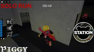 Piggy Roblox  Book 1Chapter 2 Station Solo Run [upl. by Anesusa]